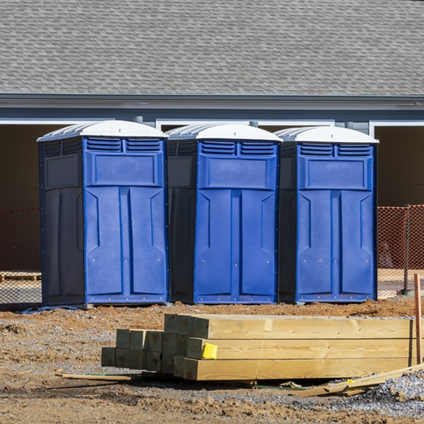 what is the cost difference between standard and deluxe porta potty rentals in Medina Illinois